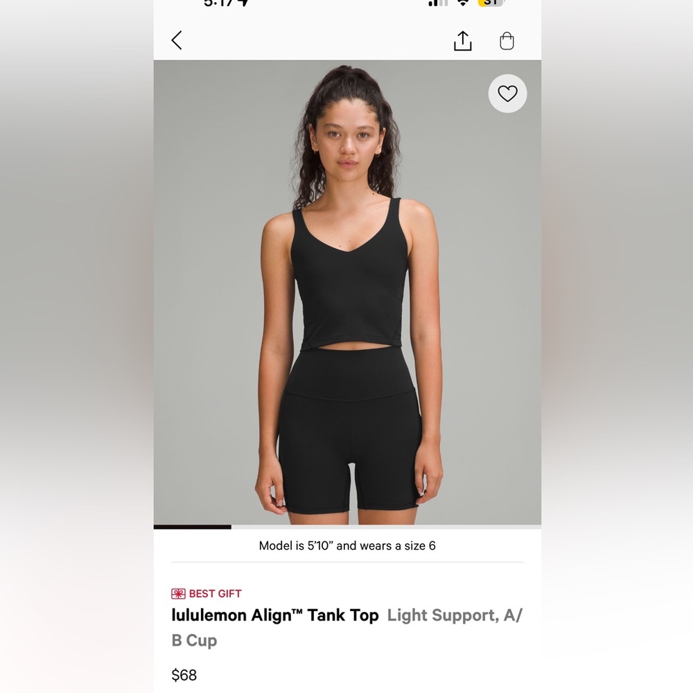 lululemon athletica align tank top
